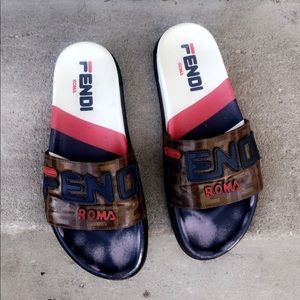 Fendi Roma slides